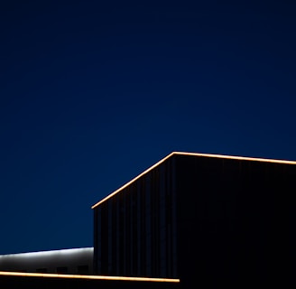 a building with a blue sky